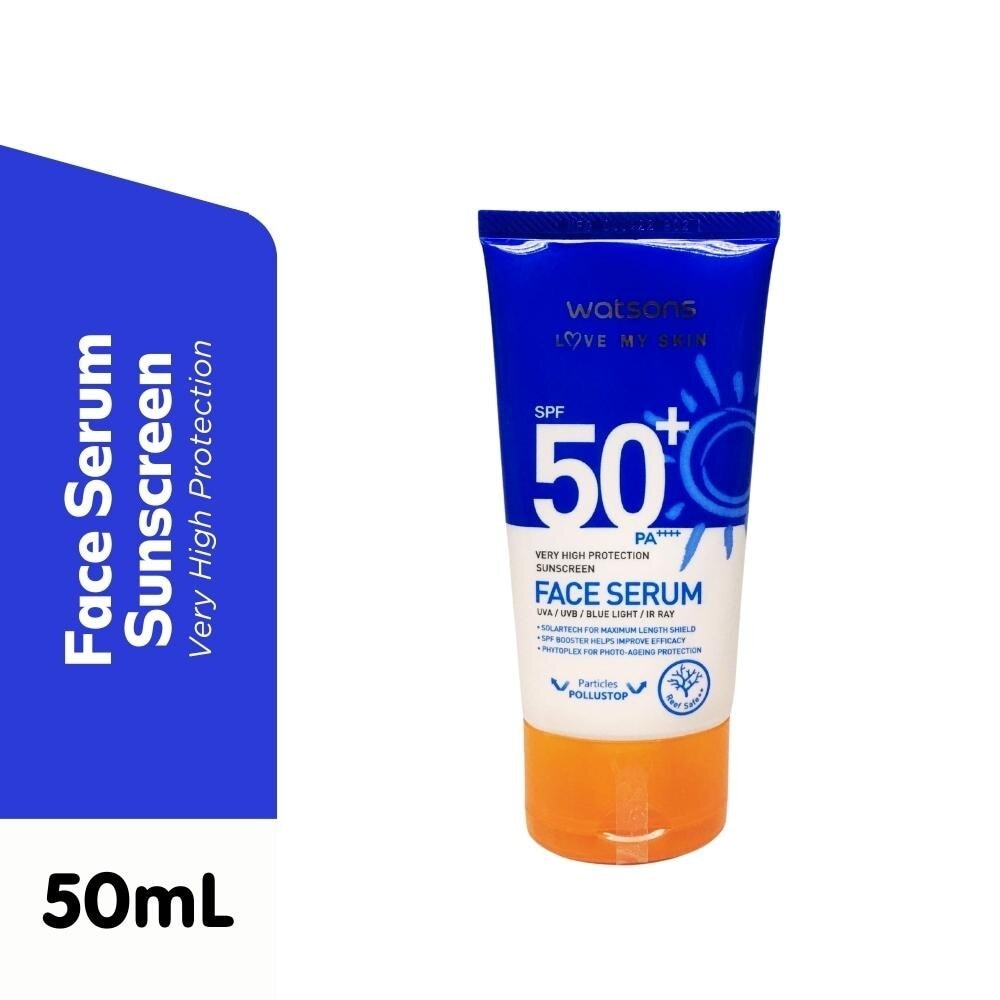 WATSONS Very High Protection Sunscreen Face Serum SPF50+ 50ml