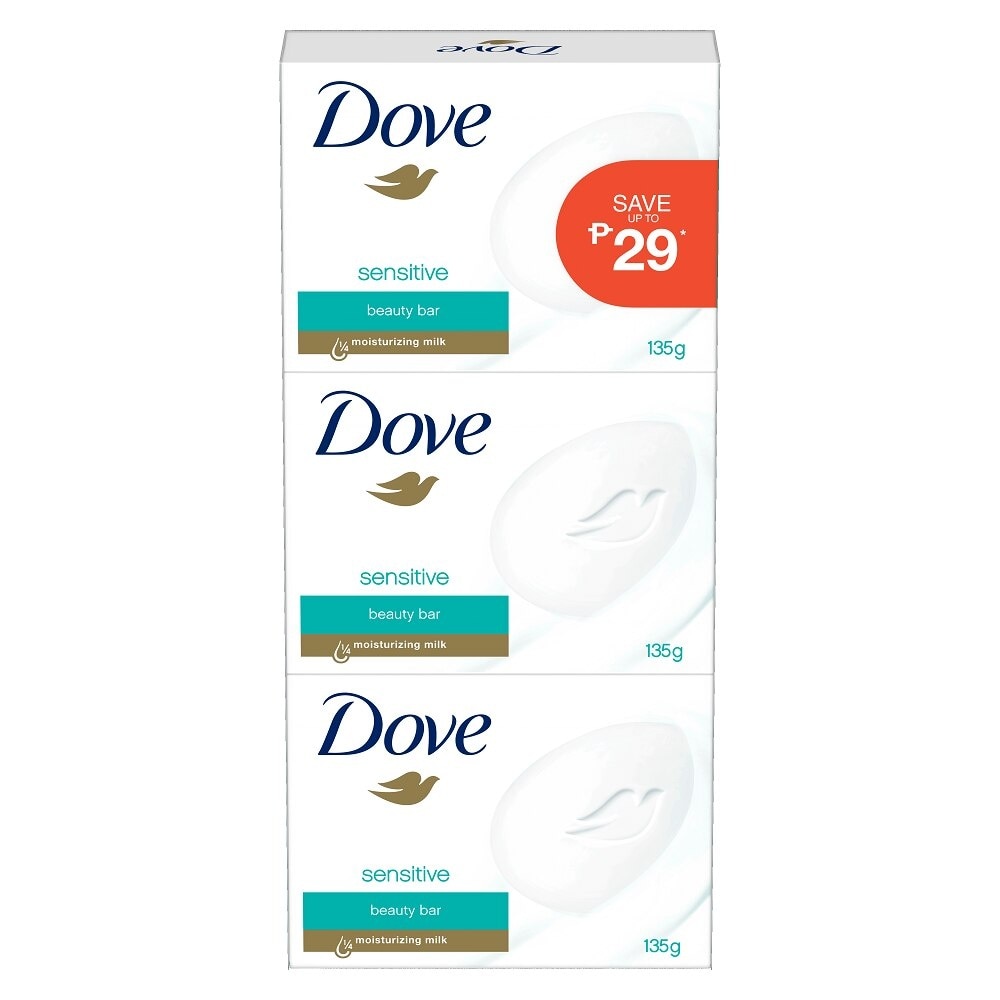 DOVE Sensitive Beauty Bar 135g 3s