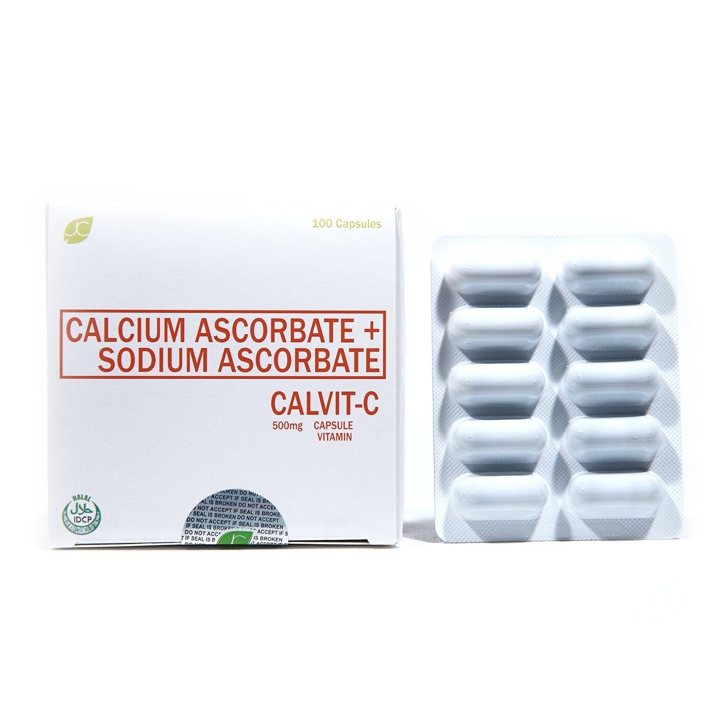 Calcium Ascorbate + Sodium Ascorbate 500mg 1 Capsule (SOLD PER PIECE)