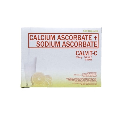 CALVIT C Calcium Ascorbate + Sodium Ascorbate 500mg 1 Capsule (SOLD PER PIECE)