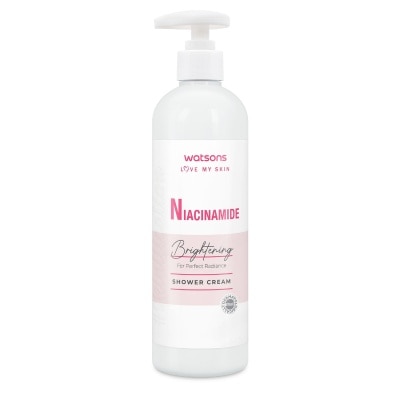 WATSONS Love My Skin Niacinamide Brightening Shower Cream 490ml