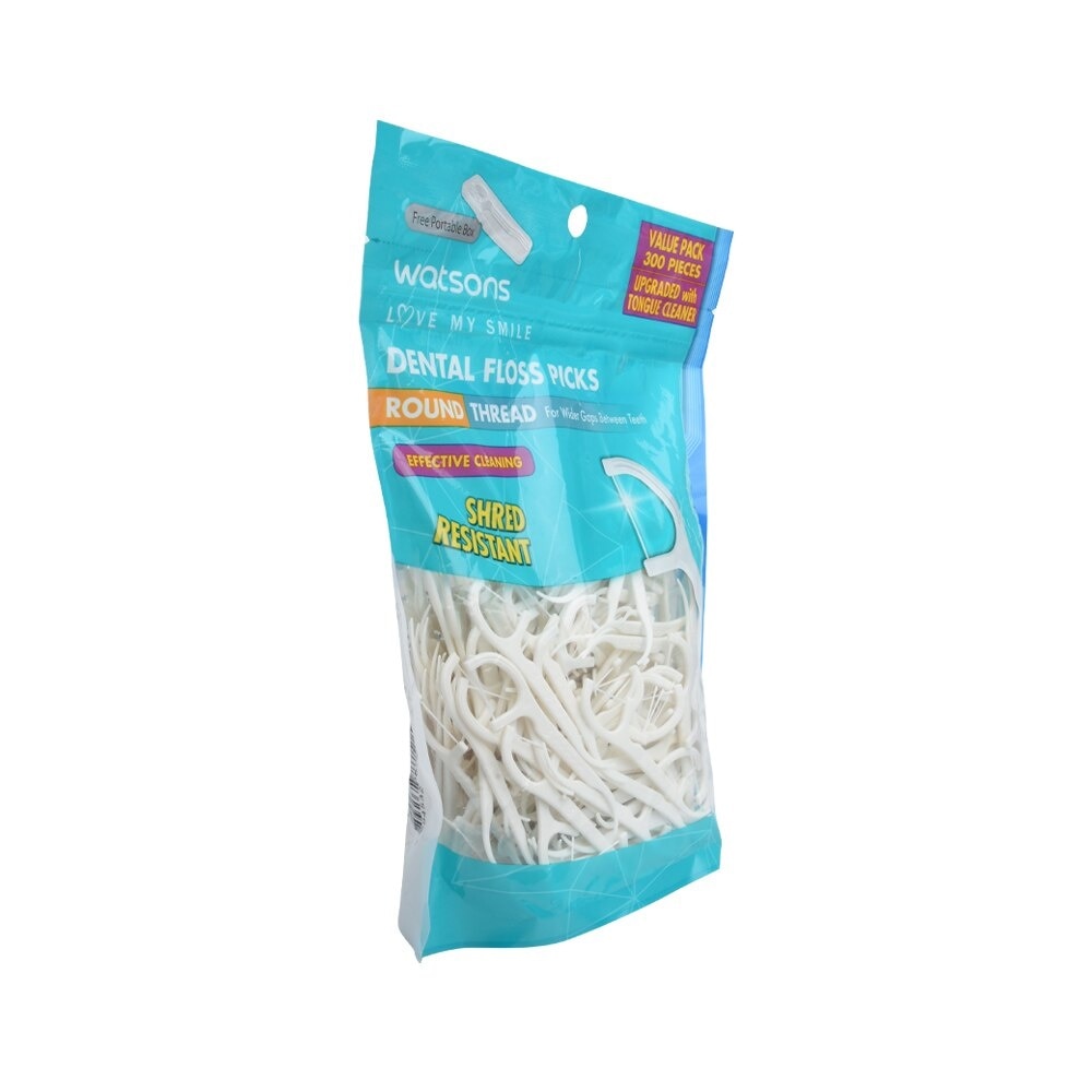 Love My Smile Dental Floss Picks Round Thread 300s