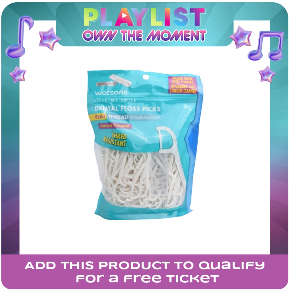 Love My Smile Dental Floss Picks Flat Thread 300s