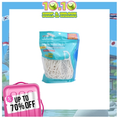 WATSONS Love My Smile Dental Floss Picks Flat Thread 300s