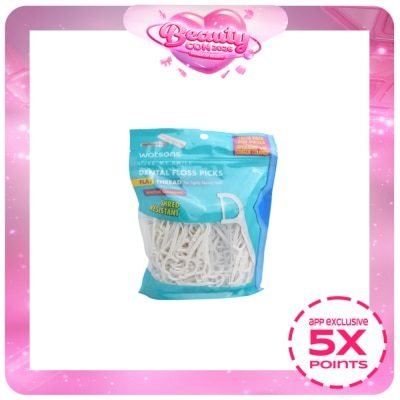 WATSONS - Love My Smile Dental Floss Picks Flat Thread 300s