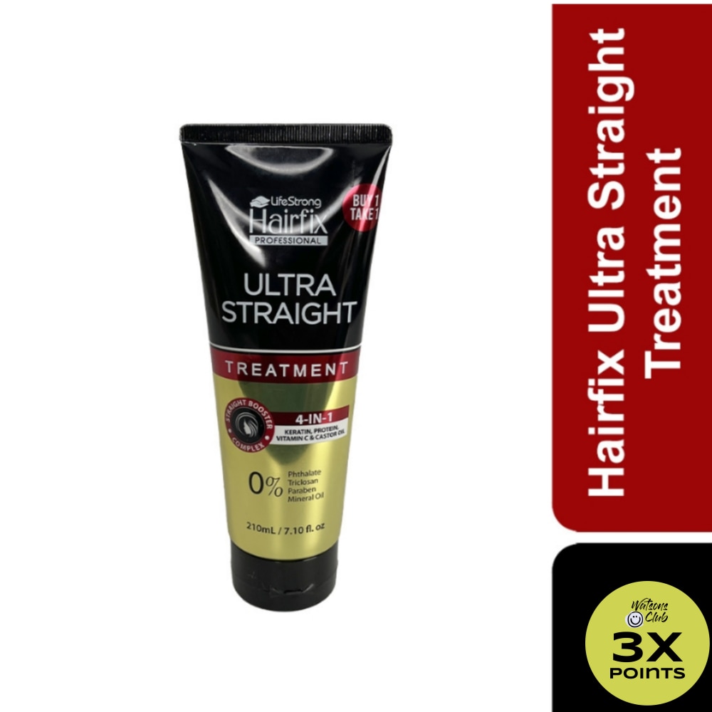 HAIRFIX Professional Hair Treatment Ultra Straight 210ml Buy 1 Take 1
