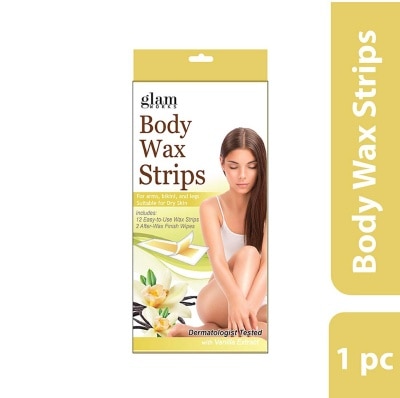 GLAMWORKS Body Wax Strips Vanilla 12s