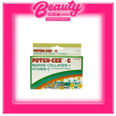 POTENCEE COLLAGEN POTENCEE + C Marine Collagen + Vitamin C 30s