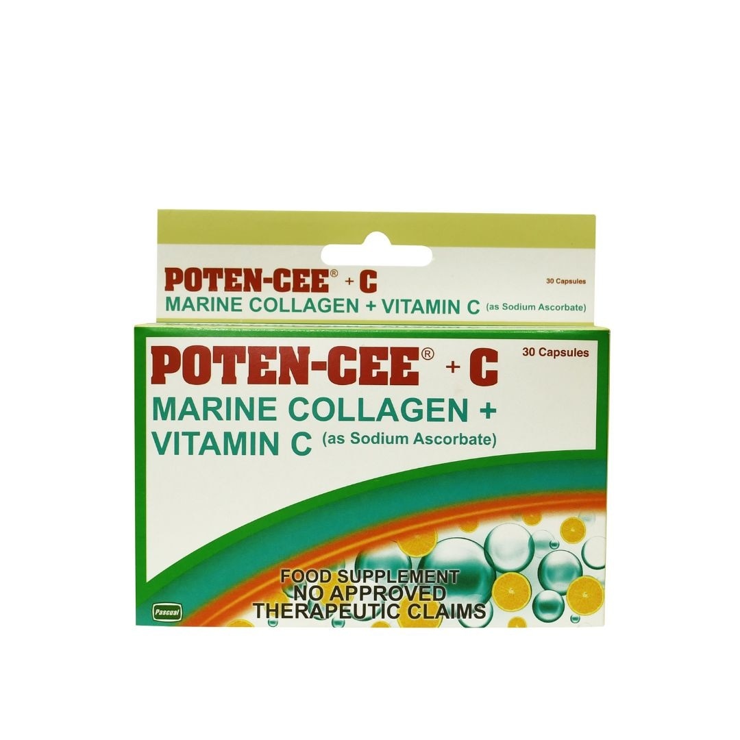 POTENCEE + C Marine Collagen + Vitamin C 30s