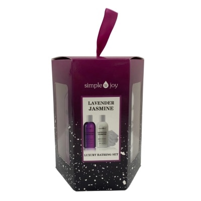 SIMPLE JOY SIMPLE JOY Lavender Jasmine Body Wash 100ml Plus Lavender Jasmine Body Lotion 100ml.