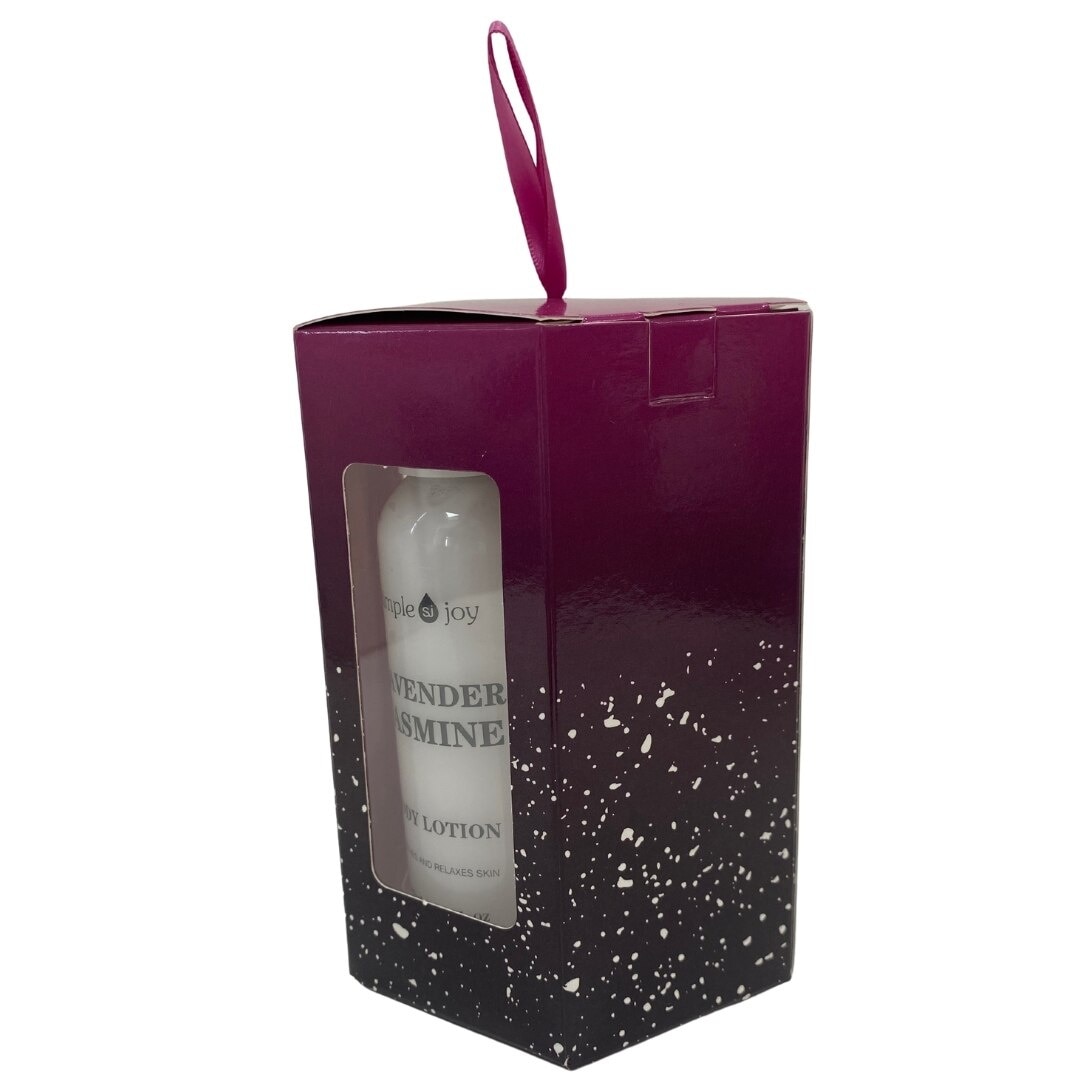 SIMPLE JOY Lavender Jasmine Body Wash 100ml Plus Lavender Jasmine Body Lotion 100ml.