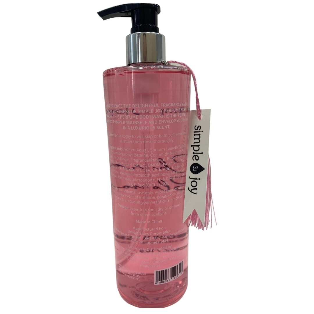 SIMPLE JOY Cherry Blossom Perfume Body Wash 500ml