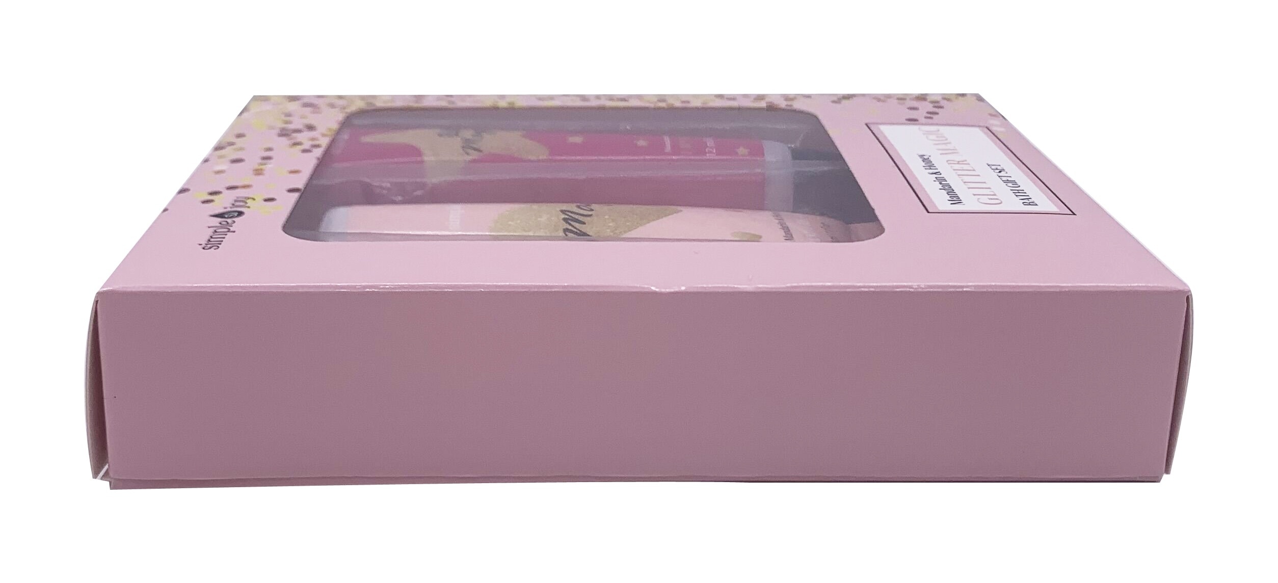 SIMPLE JOY Glitter Magic Hand Cream 30ml Plus Glitter Magic Lip Gloss 12ml
