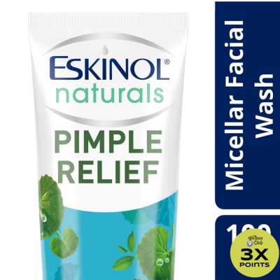 ESKINOL Naturals Micellar Facial Wash Pimple Relief with Cica and Green Tea Extracts 200ML