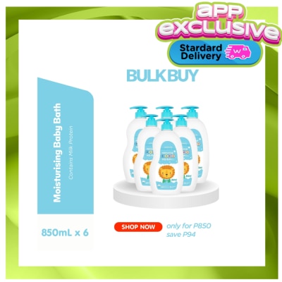 WATSONS WATSONS Moisturizing Baby Milk Bath 6s 850ml