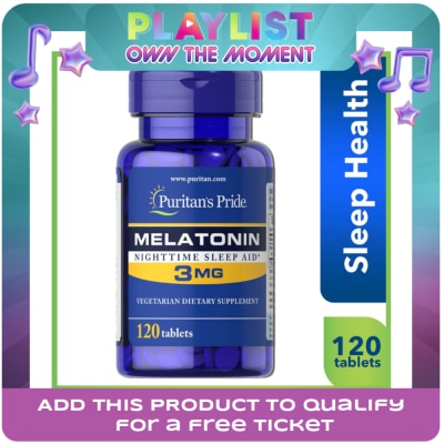 PURITANS PRIDE - Melatonin 3 mg 120 tablets