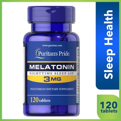 PURITANS PRIDE Melatonin 3 mg 120 tablets