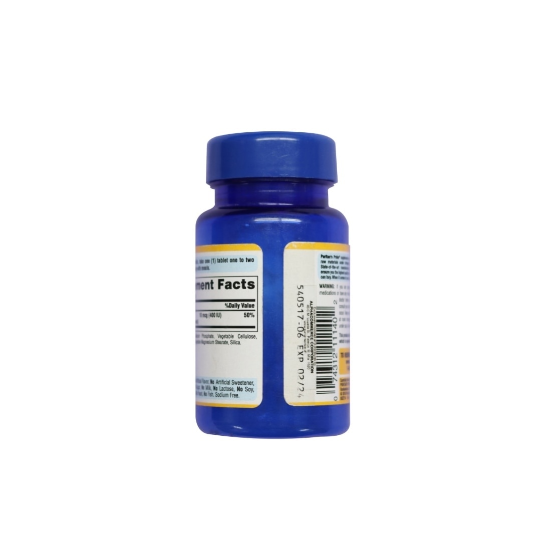 Vitamin D3 400 IU 100 tablets