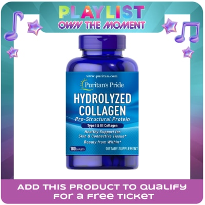 PURITANS PRIDE - Collagen Hydrolyzed 1000 mg 180 caplets