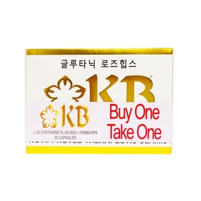 KB KYUSOKU BIHAKU L-Glutathione 30s and Nac + Rosehips 30s BUY 1 TAKE 1