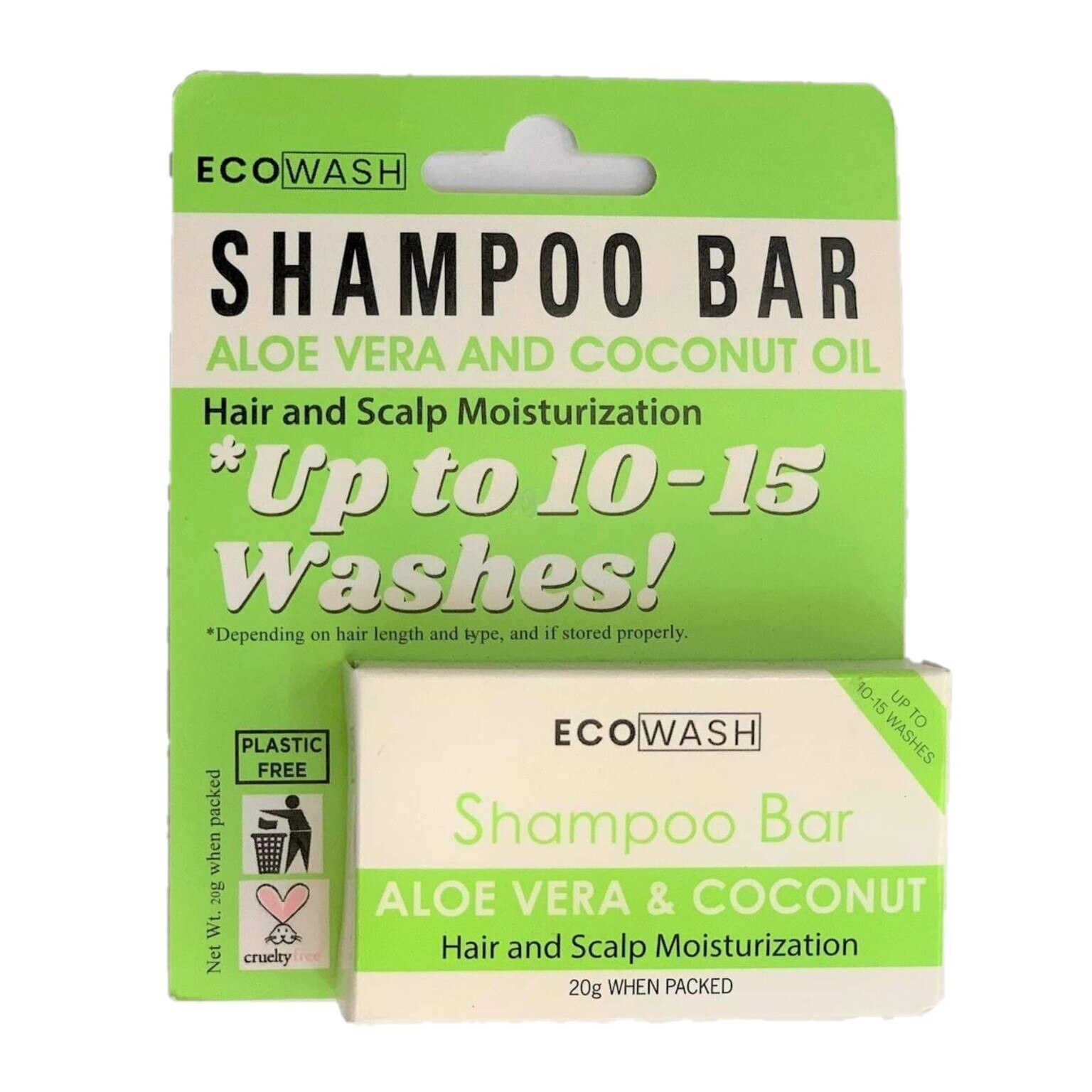 Aloe Vera and Coconut Shampoo Bar 20g