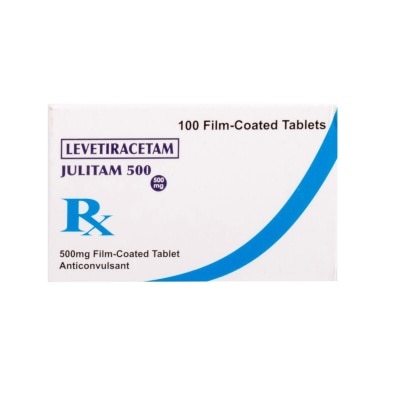 JULITAM Levetiracetam 500mg 1 Film-Coated Tablet (sold per piece) [PRESCRIPTION REQUIED]