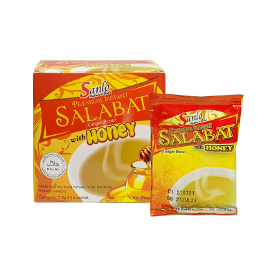 SANLO SALABAT Salabat with Honey 7.5gx10 Sachets