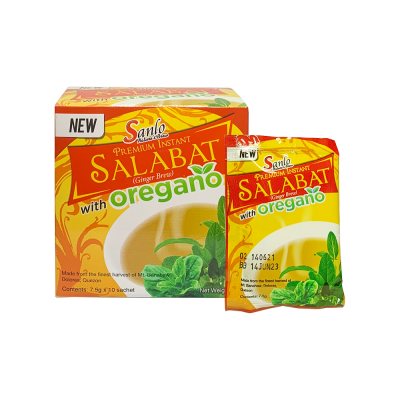 SANLO SALABAT Salabat with Oregano 7.5gx10 Sachets