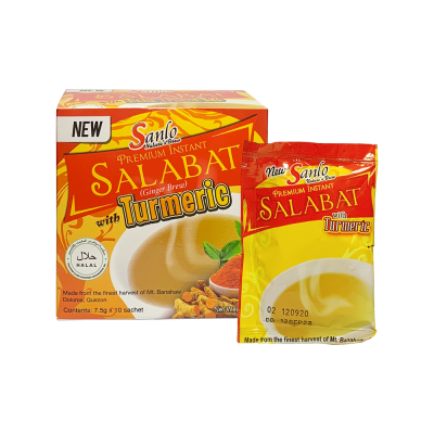 SANLO SALABAT Salabat with Turmeric 7.5gx10 Sachets