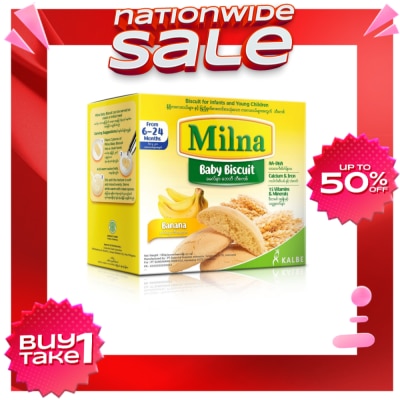 MILNA Baby Biscuit Banana 130g