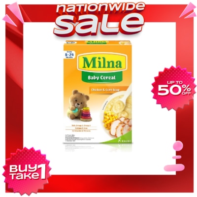 MILNA Baby Cereal Chicken Soup and Sweet Corn 120g