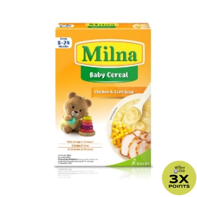 MILNA Baby Cereal Chicken Soup and Sweet Corn 120g