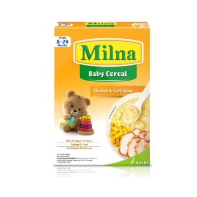 MILNA Baby Cereal Chicken Soup and Sweet Corn 120g