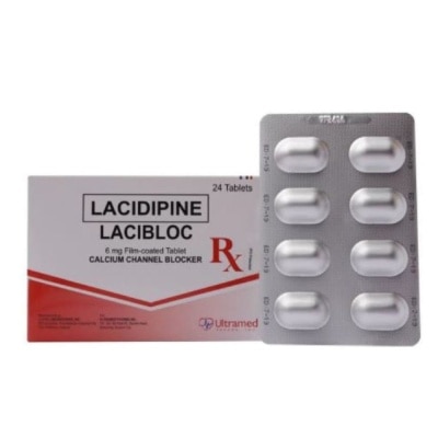 LACIBLOC Lacidipine 6mg 1 Film-Coated Tablet (sold per piece) [PRESCRIPTION REQUIED]