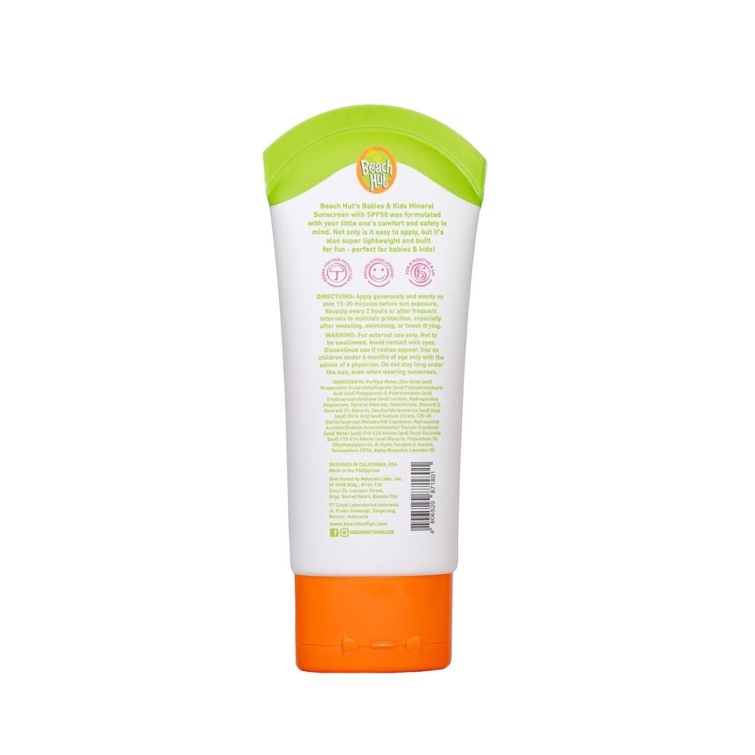 BEACH HUT Babies & Kids SPF 50 Mineral Sunscreen 100mL