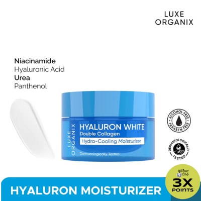 LUXE ORGANIX LUXE ORGANIX Hyaluron White Double Collagen Hydra-Cooling Moisturizer 50g