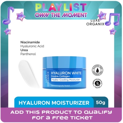 LUXE ORGANIX - LUXE ORGANIX Hyaluron White Double Collagen Hydra-Cooling Moisturizer 50g