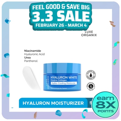 LUXE ORGANIX LUXE ORGANIX Hyaluron White Double Collagen Hydra-Cooling Moisturizer 50g