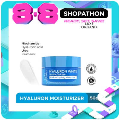 LUXE ORGANIX - LUXE ORGANIX Hyaluron White Double Collagen Hydra-Cooling Moisturizer 50g image