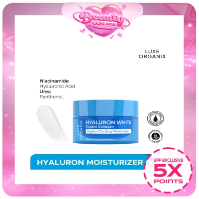LUXE ORGANIX - LUXE ORGANIX Hyaluron White Double Collagen Hydra-Cooling Moisturizer 50g
