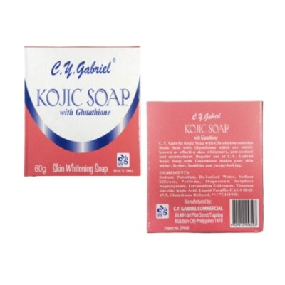 cy gabriel kojic soap with glutathione CY GABRIEL, Cy Gabriel Kojic Soap With Glutathione 60 Gms