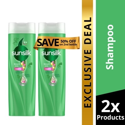 SUNSILK SUNSILK Green Strong & Long 350ML BUY 1 GET 2ND AT 50% OFF