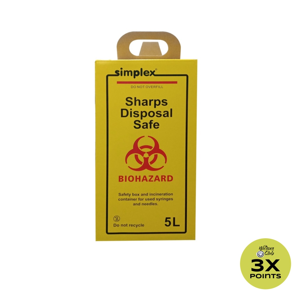 Sharps Disposal Safe 5L