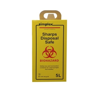 SIMPLEX Sharps Disposal Safe 5L
