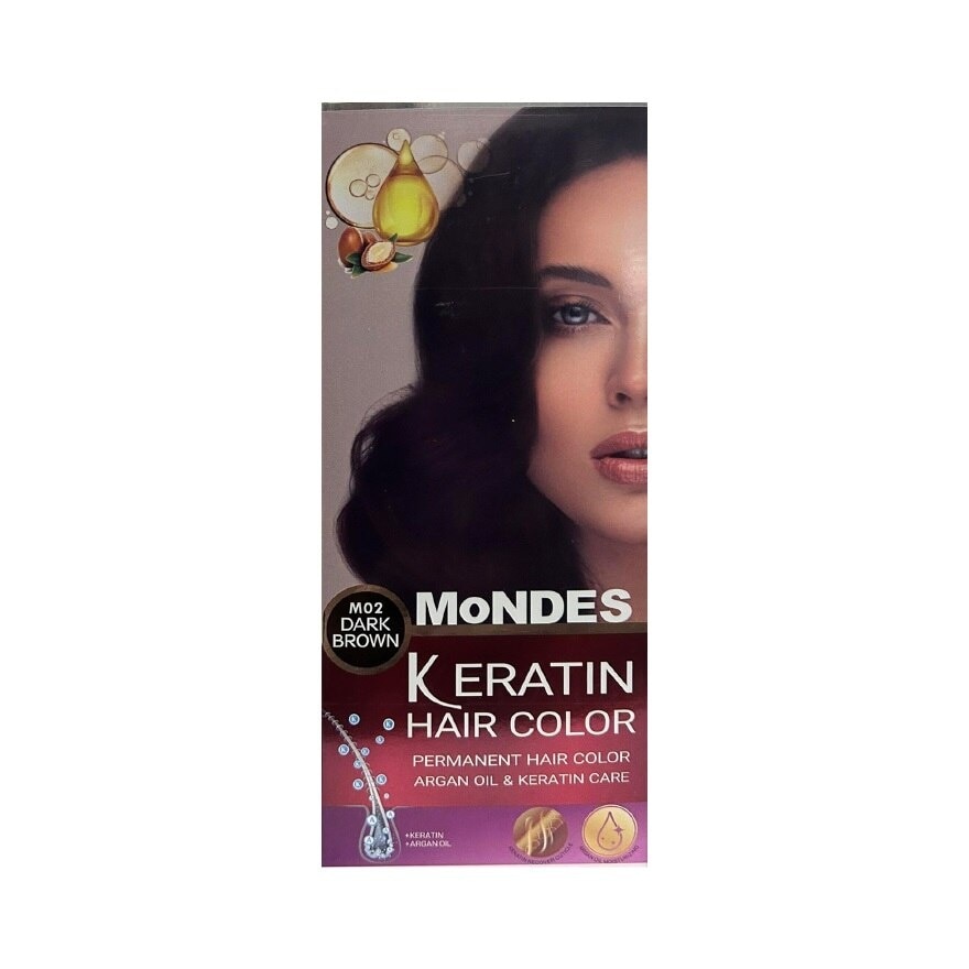 MONDES Keratin Color M02 Dark brown 100ml