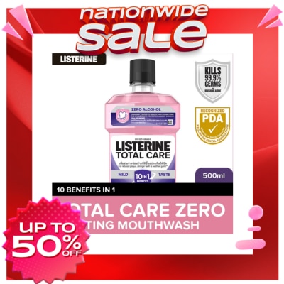 LISTERINE Total Care Mouthwas Zero Alcohol 500ml