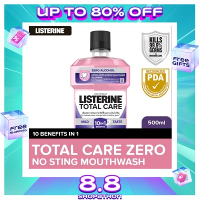 LISTERINE Total Care Mouthwas Zero Alcohol 500ml