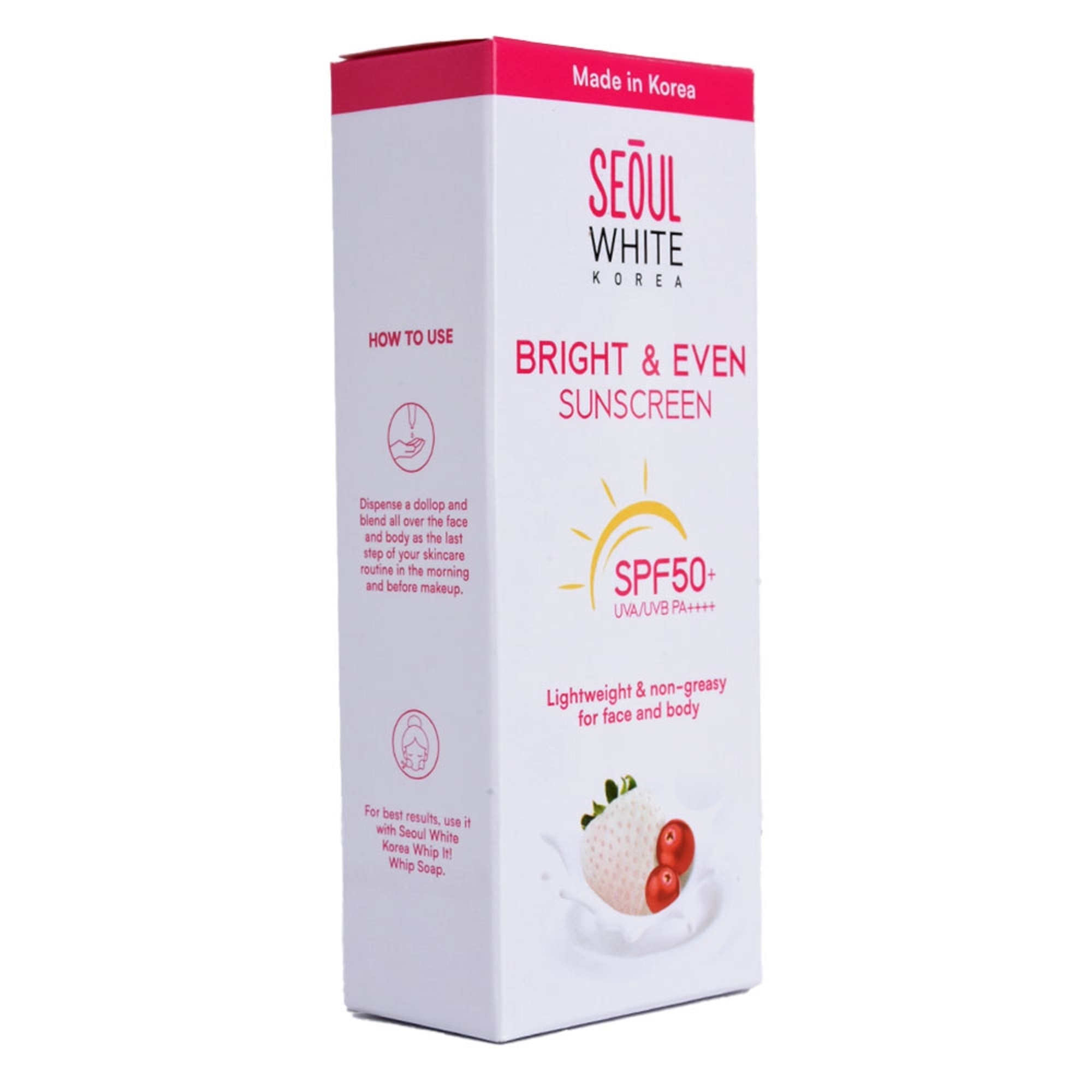 Bright & Even Sunscreen SPF50+ UVA/UVB PA++++ Day Cream 30g