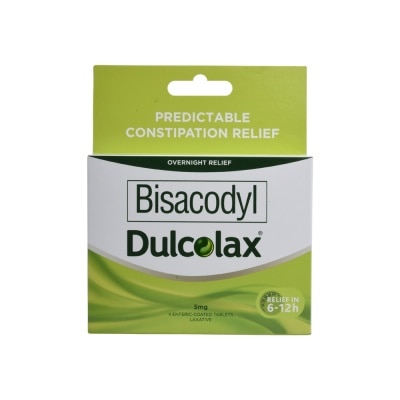 DULCOLAX Bisacodyl 4 Enteric- Coated Tablets