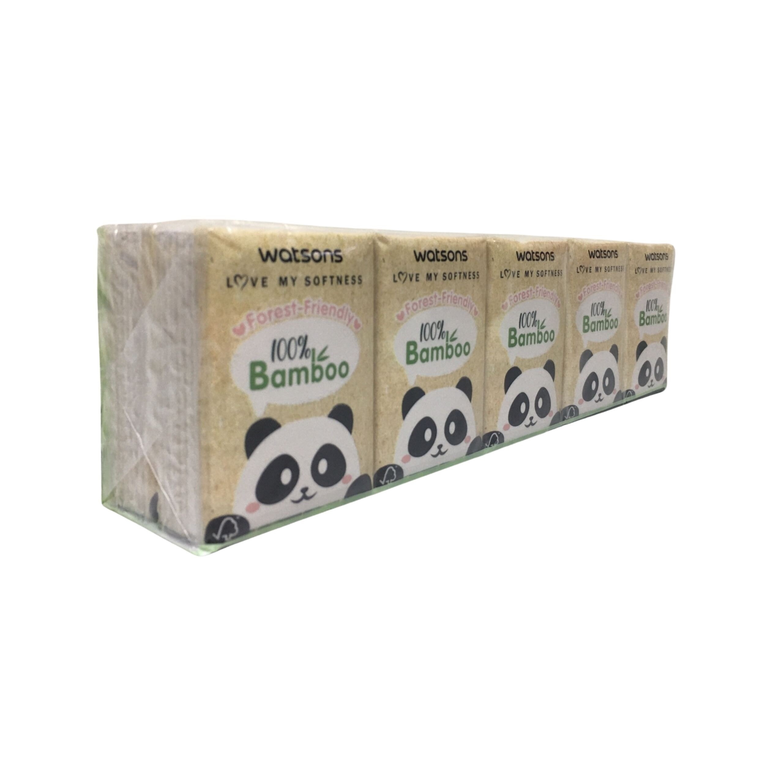 Bamboo Mini Hankies 3ply 10 sheets 10 packs